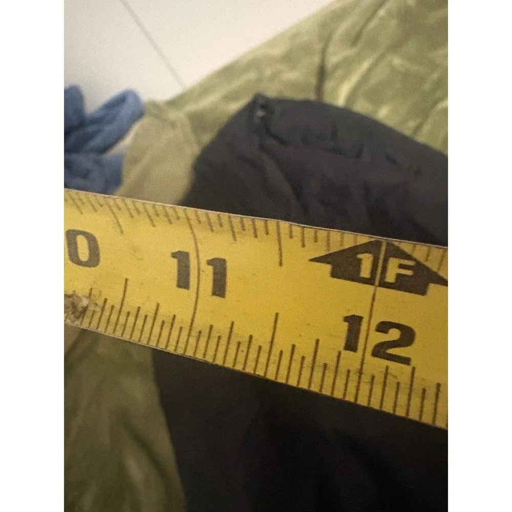 A Vintage Shop Black Nylon Parachute Pants Cargo Joggers Bungee Waist M 7/8-29 - Picture 7 of 8